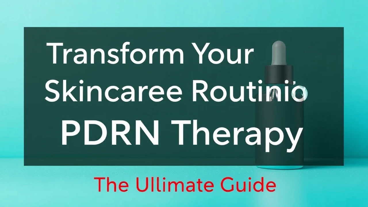 Transform Your Skincare Routine with PDRN Therapy: The Ultimate Guide