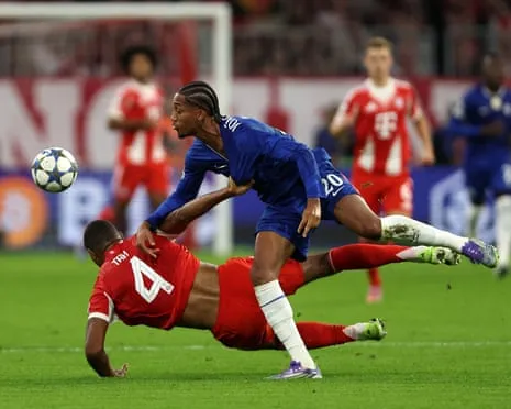 The Blues' boss explodes when Bayern Munich center-back Jonathan Tah escapes red card during UCL loss