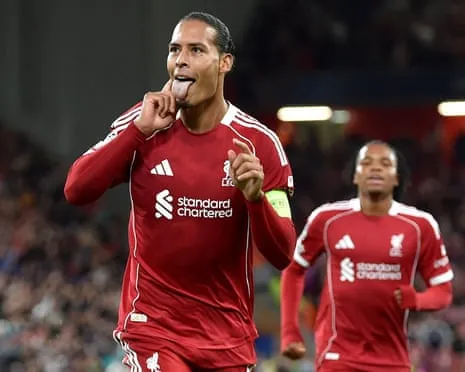 Van Dijk scores last-gasp victory in clash with La Liga side